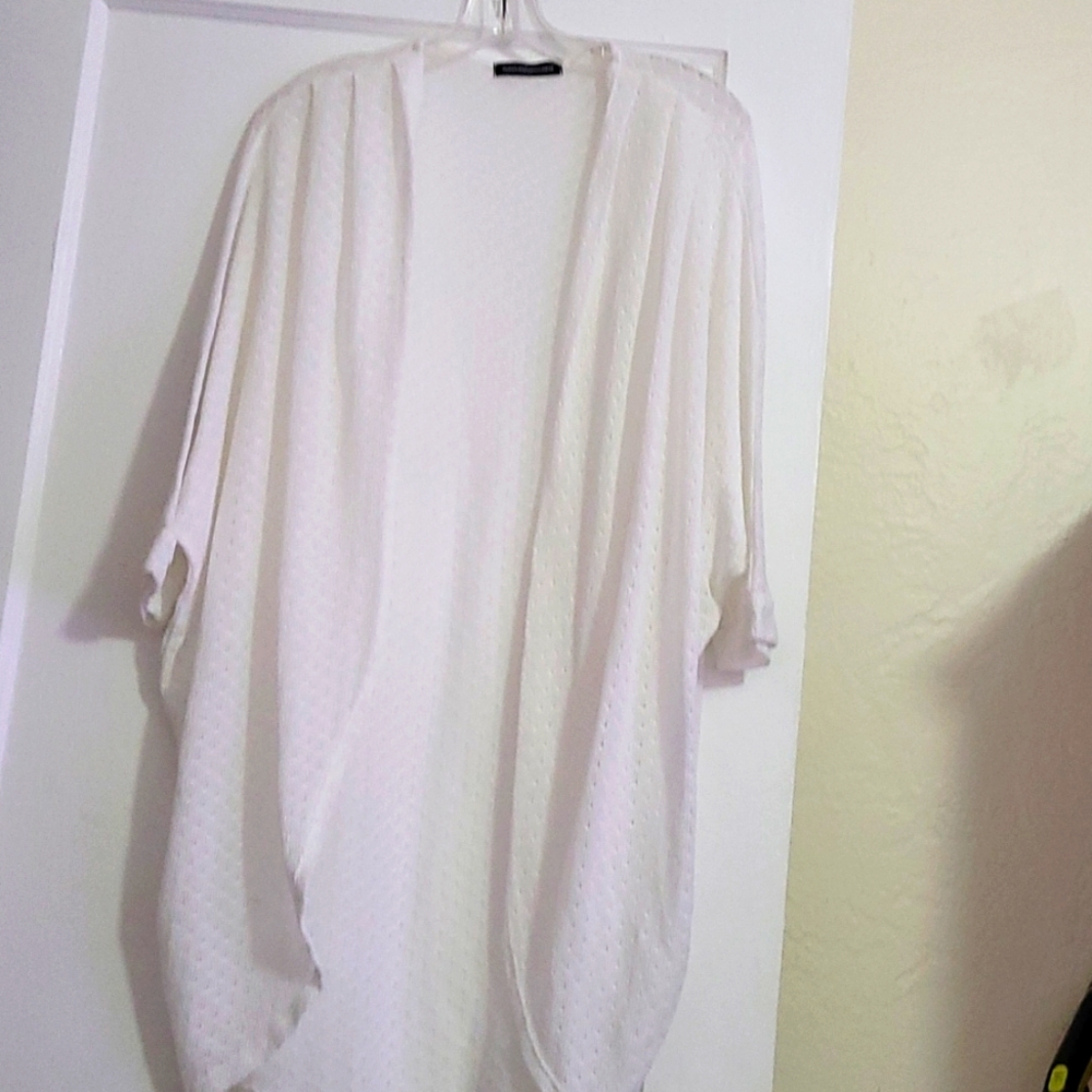 Youarenotalone white long Cardigan